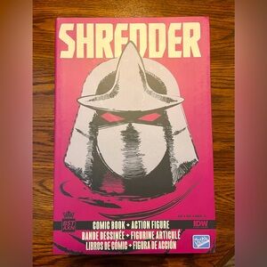 Teenage Mutant Ninja Turtles BST AXN XL Super Shredder 8 in. Figure & Comic -NEW